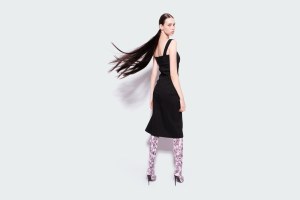 AMICHEVOLE ABITO LINO STRETCH