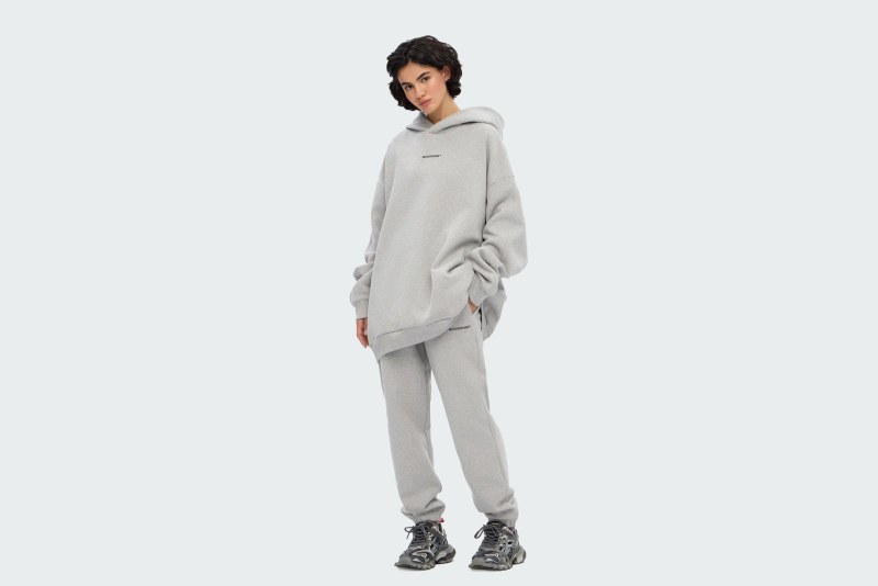 HOODIE REGULAR FLEECE GREY