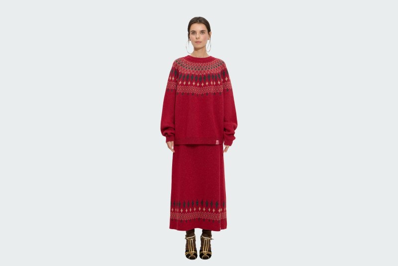 KNITTED SKIRT SCANDINAVIAN LIFE