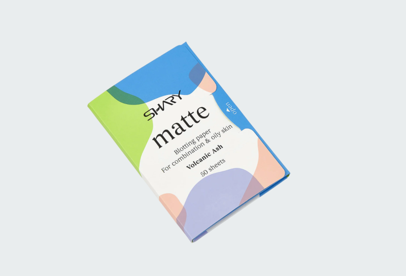 MATTE BLOTTING PAPER FOR COMBINATION & OILY SKIN VOLCANIC ASH  