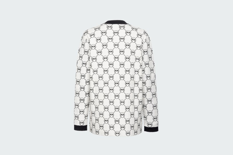 TECNEZIO CARDIGAN TUBICO JACQUARD MONOGRAM