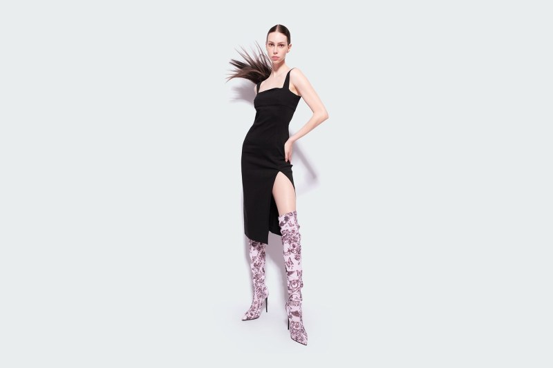 AMICHEVOLE ABITO LINO STRETCH