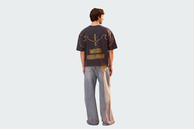 T-SHIRT WESTERN GRAPHITE