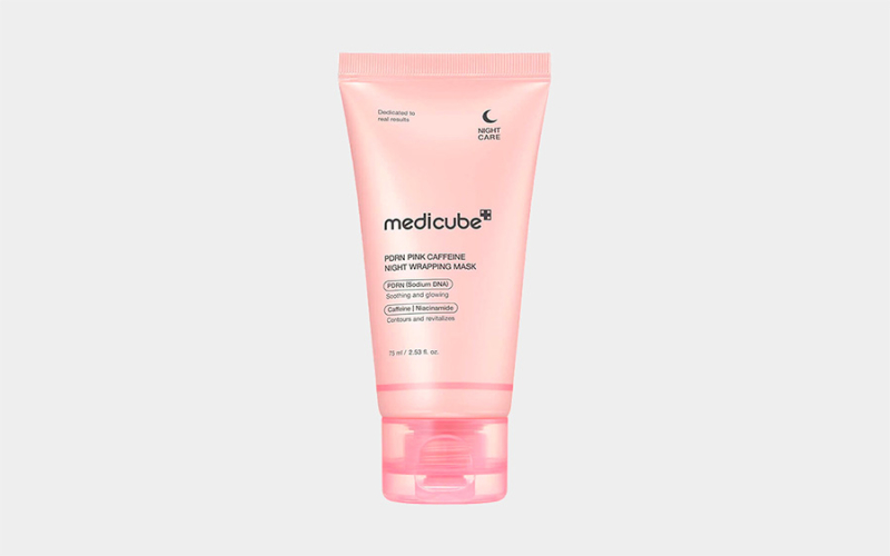 PDRN PINK CAFFEINE NIGHT WRAPPING MASK