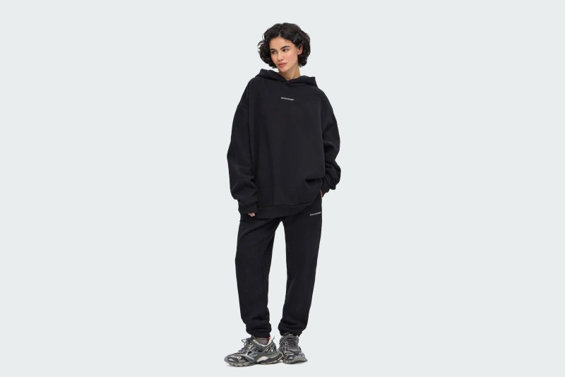 HOODIE REGULAR FLEECE BLACK