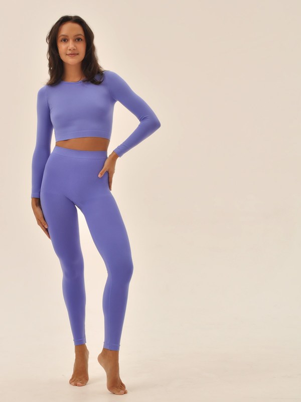CROP TOP MANICA LUNGA