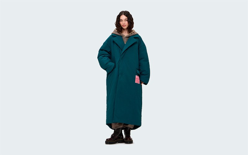 DOWN COAT PATTERN EMERALD