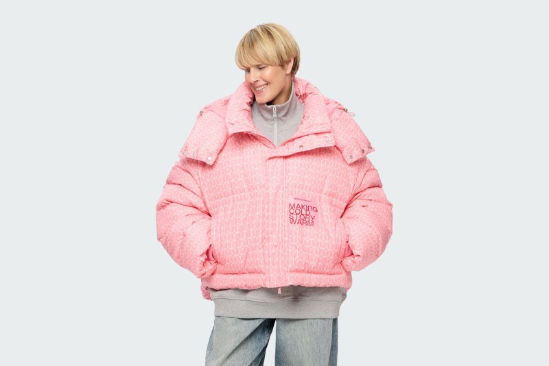 TRANSFORM DOWN JACKET PATTERN ROSE