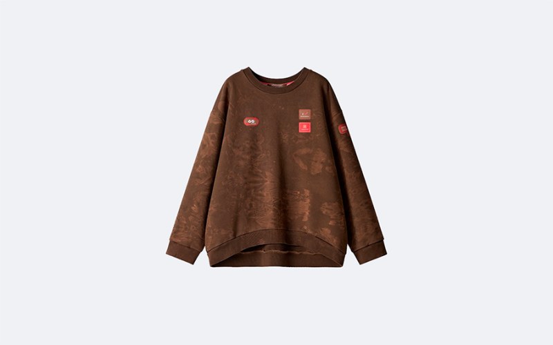 SWEATSHIRT MARS WASHED BROWN