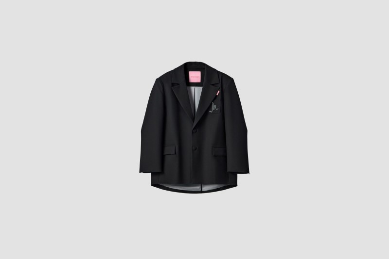 CROP COAT BLACK NY25