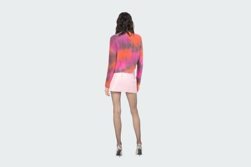 FADE-EFFECT ALPACA SWEATER