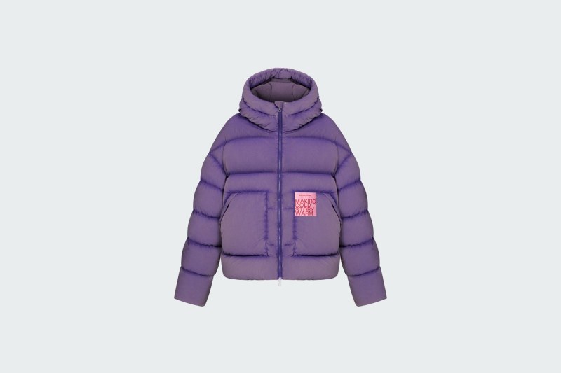 DOWN JACKET WASHED NAVY