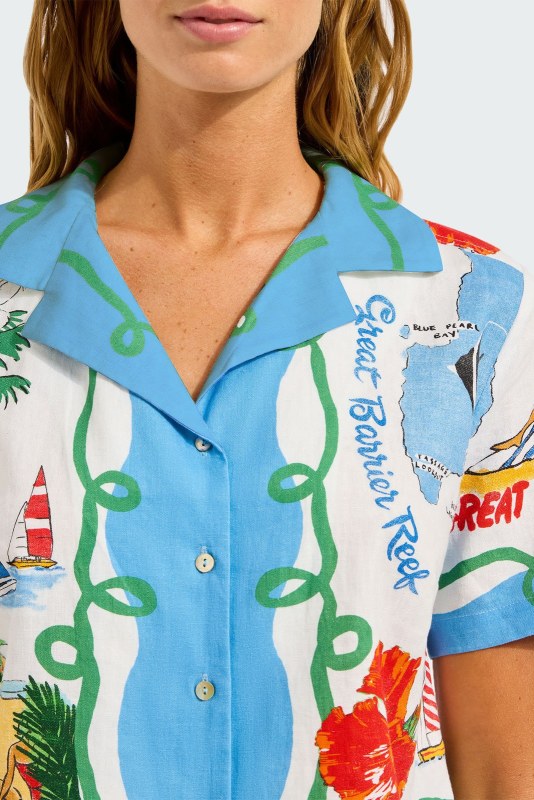VIVA VACATION CROP SHIRT