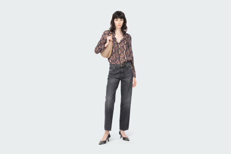 BARBRA BOYFRIEND DENIM BLACK VINTAGE