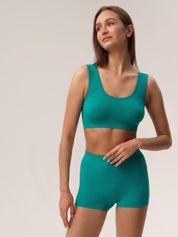 TOP SPALLA LARGA PLAIT