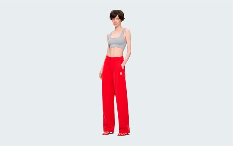 PANTS FANCY PICTOGRAM GREY