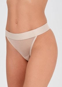 SHEERS THONG