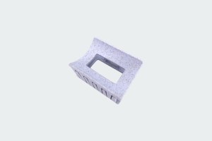 STRAW CLAW HAIR CLIP SQUARE