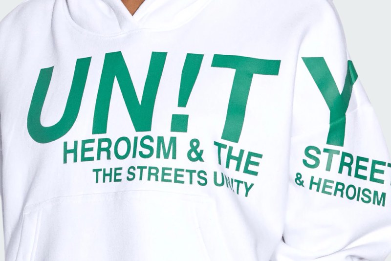 UNITY SLOUCH HOODIE WHITE