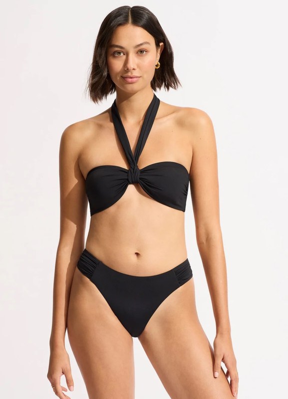 HIGH LEG RUCHED SIDE PANT