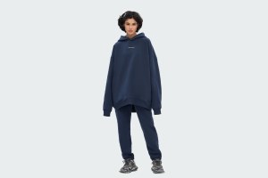 HOODIE REGULAR FLEECE NAVY