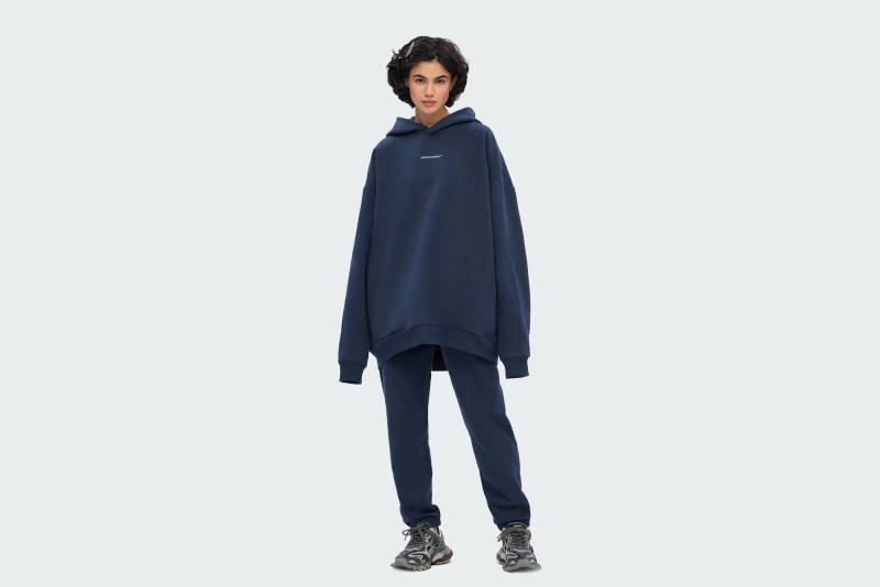 HOODIE REGULAR FLEECE NAVY