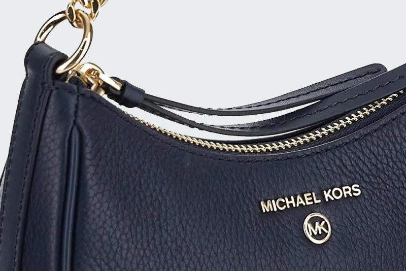 JET SET CHARM PEBBLED LEATHER POCHETTE