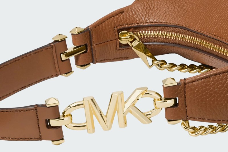 PIPER SMALL PEBBLED LEATHER SHOULDER BAG