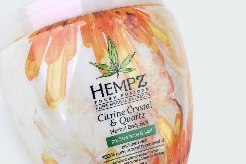 CITRINE CRYSTAL & QUARTZ HERBAL BODY BUFF