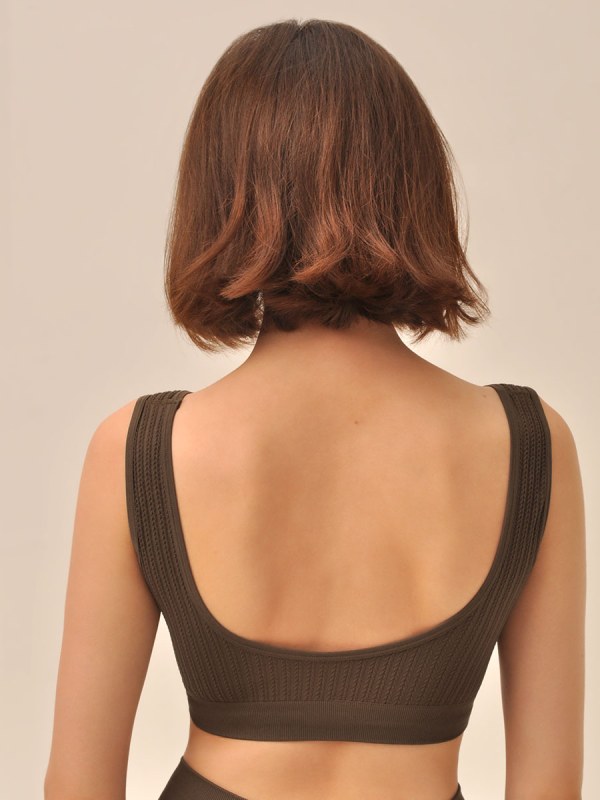 TOP SPALLA LARGA PLAIT