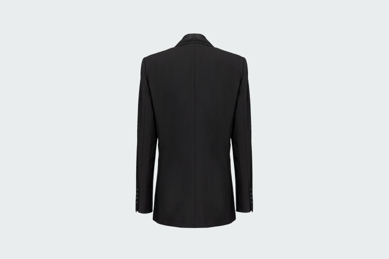 ELEGANTE GIACCA TELA LANA CON RASO