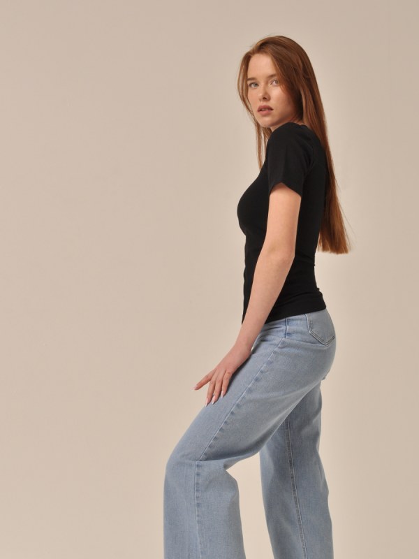 MAGLIA MANICA CORTA RIB