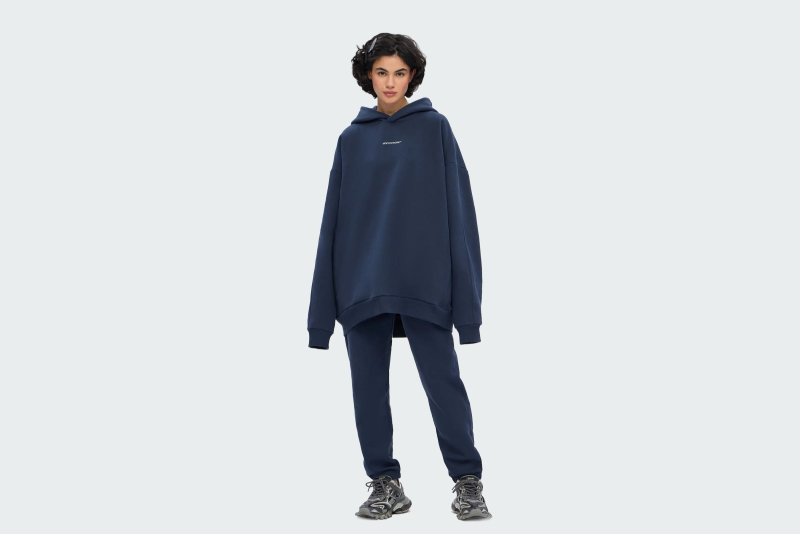 HOODIE REGULAR FLEECE NAVY