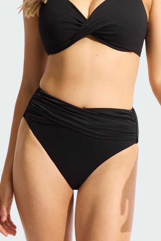HIGH WAIST WRAP FRONT PANT