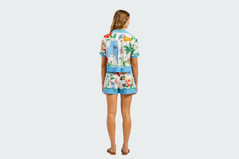 VIVA VACATION CROP SHIRT