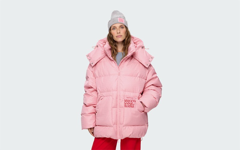COCOON JACQUARD ROSE