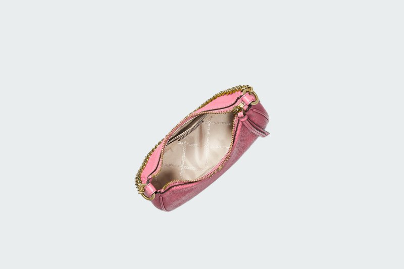 JET SET CHARM PEBBLED LEATHER POCHETTE
