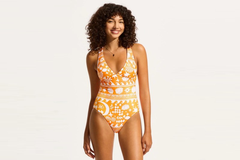 DEEP V NECK ONE PIECE