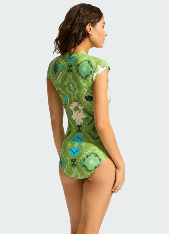 ZIP FRONT ONE PIECE 