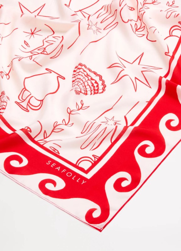 ATLANTIS FACES SCARF
