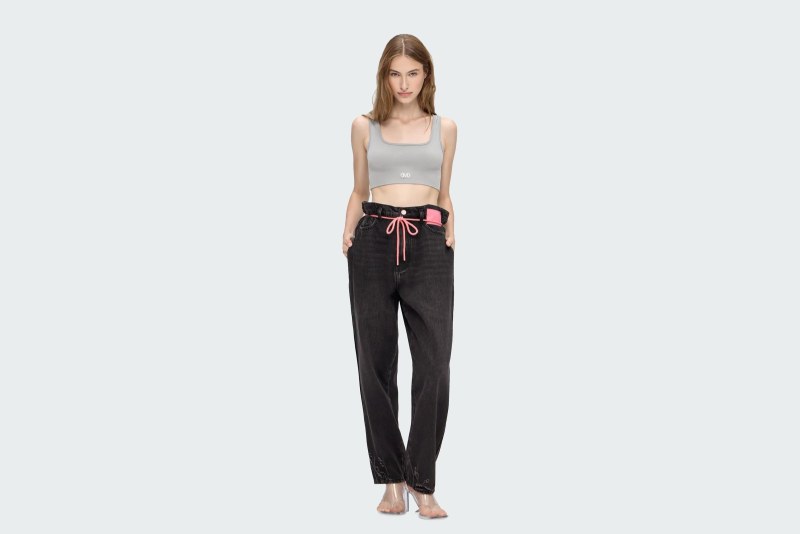 JEANS 0330 WASHED BROWN