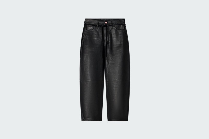 PANTS LEATHER BLACK