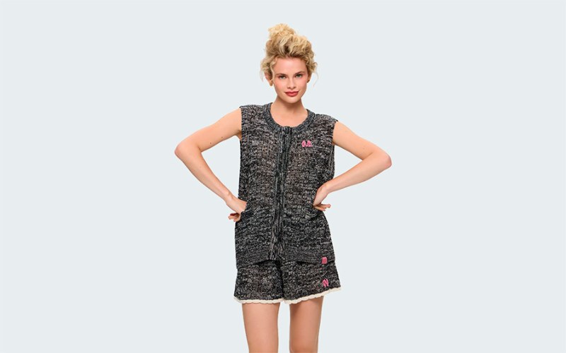 AIRLINE MELANGE BLACK