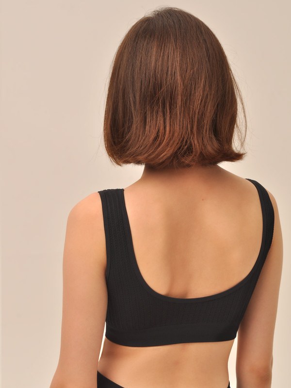 TOP SPALLA LARGA PLAIT