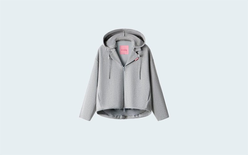 JACKET FANCY PICTOGRAM GREY