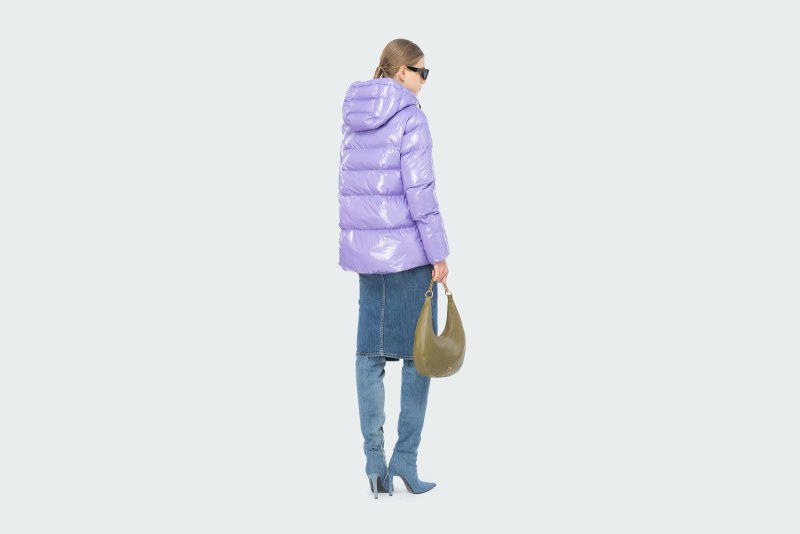 CRYSTAL NYLON PEA JACKET