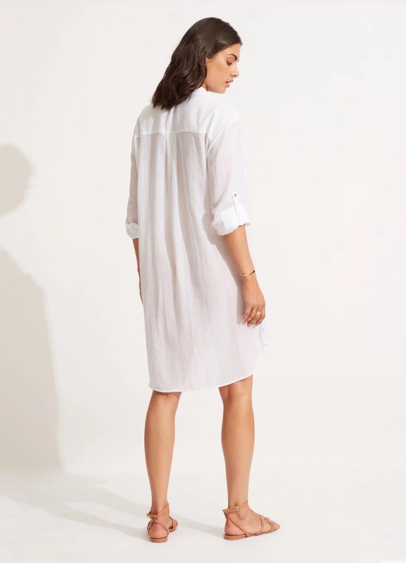 CRINKLE TWILL BEACH SHIRT