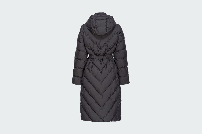 LONG PADDED CHEVRON JACKET