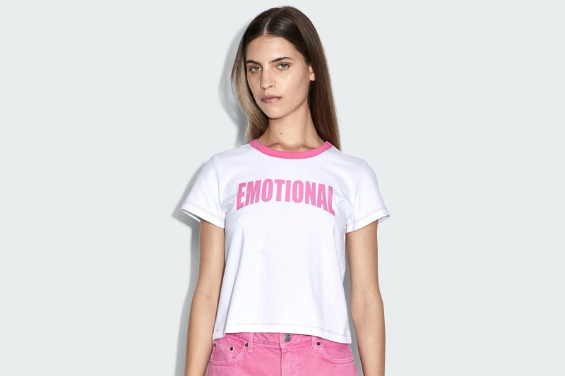 EMOTIONAL MINI SS TEE WHITE