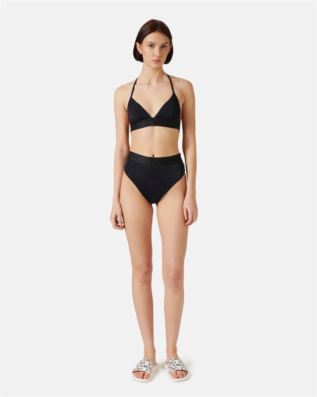 SWIM SLIP WITH LOGO
